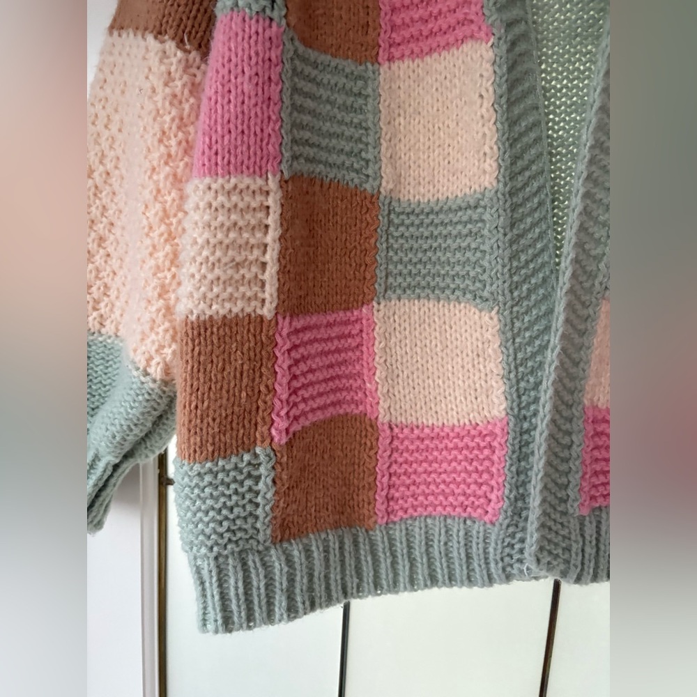 Dreamers Colorful Patchwork Women's Sweater in XS - Picture 2 of 6